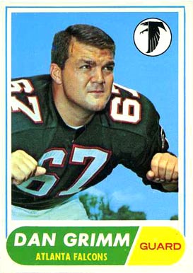 1968 Topps Dan Grimm #46 Football Card