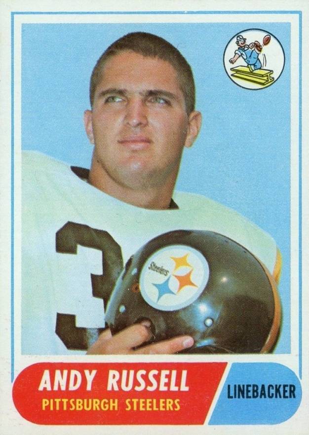1968 Topps Andy Russell #163 Football Card