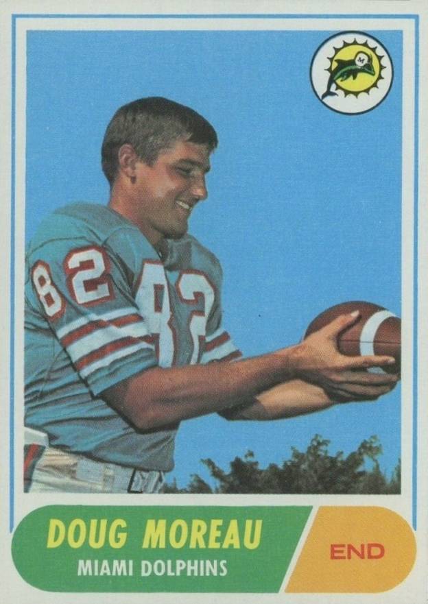 1968 Topps Doug Moreau #144 Football Card