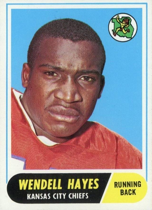 1968 Topps Wendell Hayes #40 Football Card