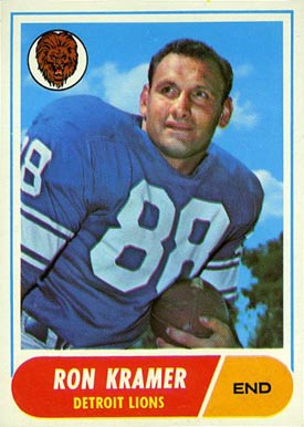 1968 Topps Ron Kramer #51 Football Card