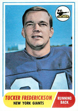 1968 Topps Tucker Frederickson #135 Football Card