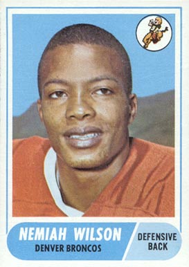 1968 Topps Nemiah Wilson #199 Football Card