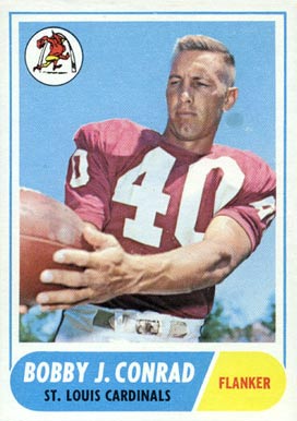 1968 Topps Bobby J. Conrad #190 Football Card