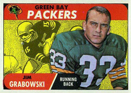 1968 Topps Jim Grabowski #183 Football Card