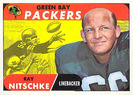 1968 Topps Ray Nitschke #157 Football Card
