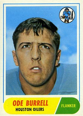 1968 Topps Ode Burrell #146 Football Card