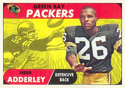 1968 Topps Herb Adderley #131 Football Card