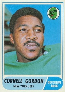 1968 Topps Cornell Gordon #91 Football Card