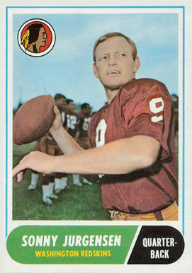 1968 Topps Sonny Jurgensen #88 Football Card