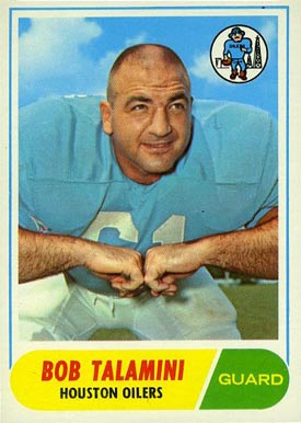 1968 Topps Bob Talamini #68 Football Card