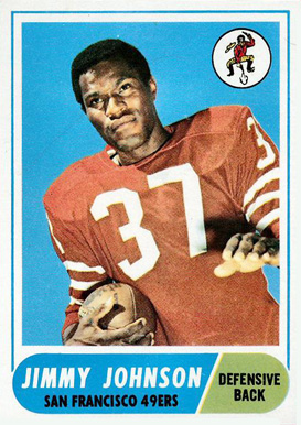 1968 Topps Jim Johnson #61 Football Card