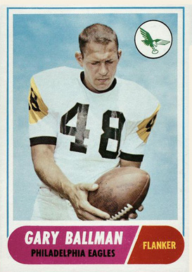 1968 Topps Gary Ballman #58 Football Card