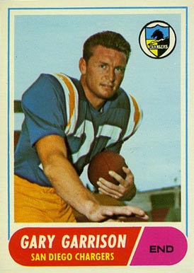 1968 Topps Gary Garrison #36 Football Card