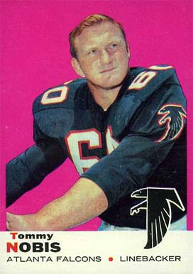 1969 Topps Tommy Nobis #93 Football Card