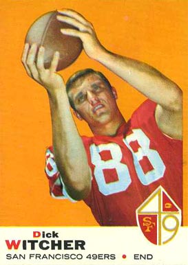 1969 Topps Dick Witcher #91 Football Card