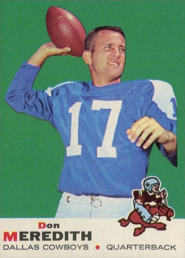 1969 Topps Don Meredith #75 Football Card