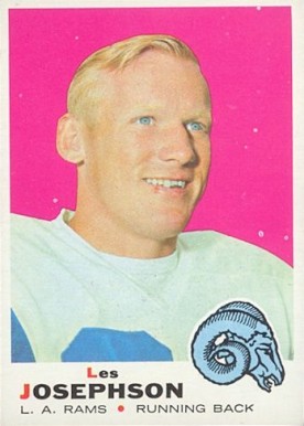 1969 Topps Les Josephson #216 Football Card