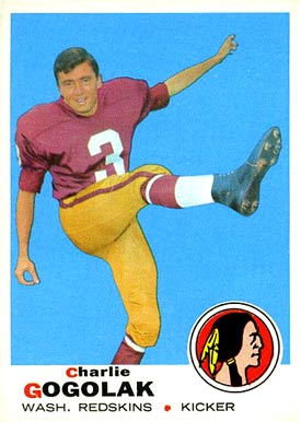 1969 Topps Charlie Gogolak #205 Football Card