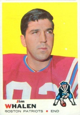 1969 Topps Jim Whalen #203 Football Card