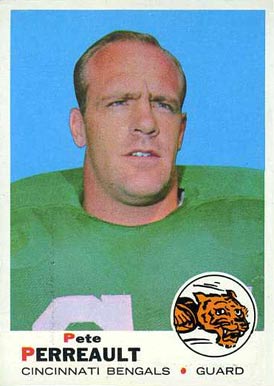 1969 Topps Pete Perreault #181 Football Card