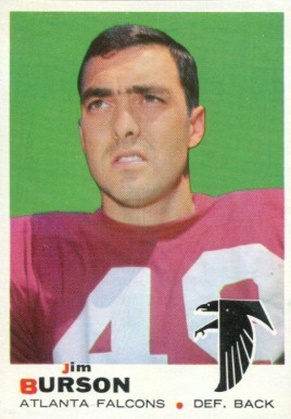 1969 Topps Jim Burson #159 Football Card