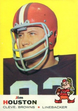 1969 Topps Jim Houston #121 Football Card