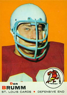 1969 Topps Don Brumm #87 Football Card