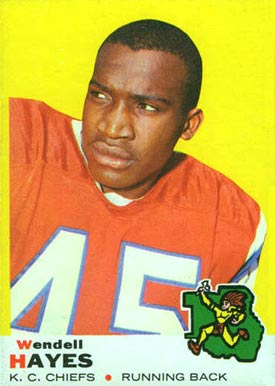 1969 Topps Wendell Hayes #58 Football Card
