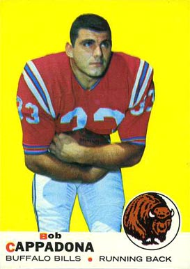 1969 Topps Bob Cappadona #40 Football Card