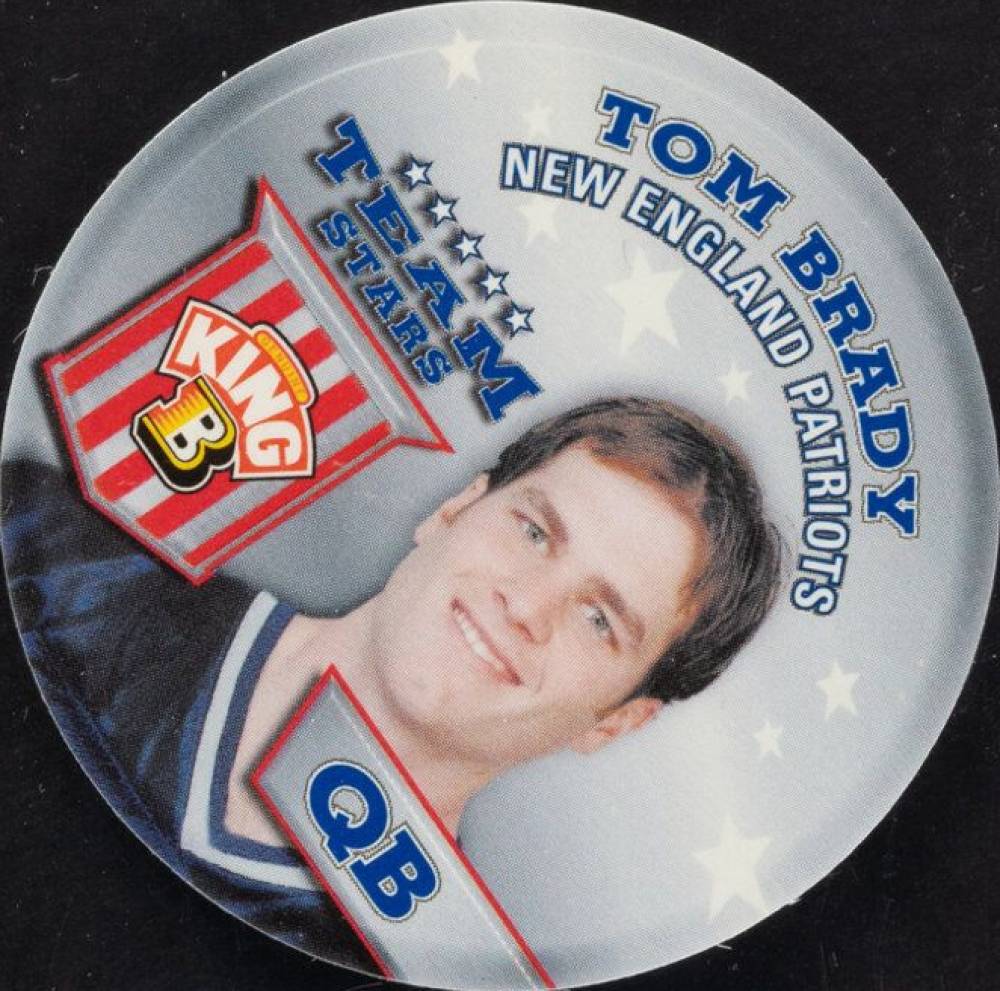2002 King B Discs Tom Brady #6 Football Card