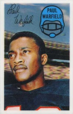 Paul Warfield Game-Used Jersey Football Card –