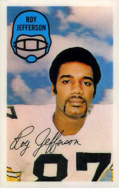 1970 Kellogg's Roy Jefferson #24 Football Card