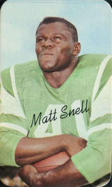 1970 Topps Super Matt Snell #20 Football Card