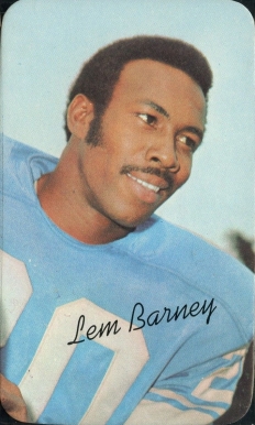 1970 Topps Super Lem Barney #12 Football Card
