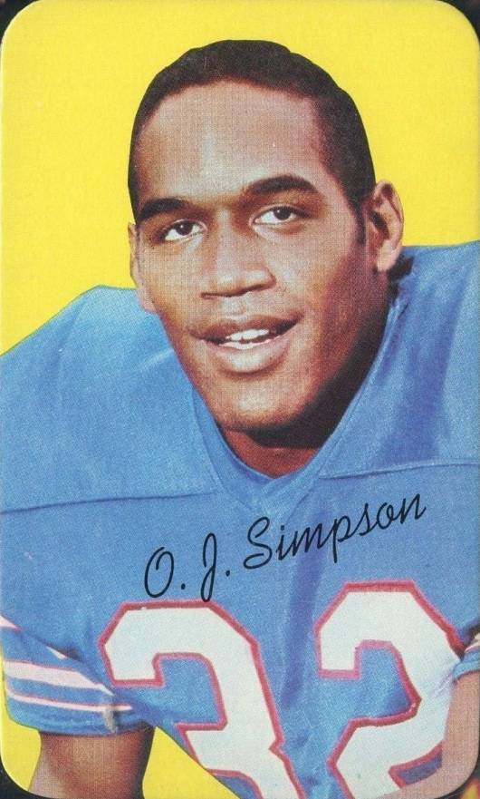 1970 Topps Super O.J. Simpson #24 Football Card