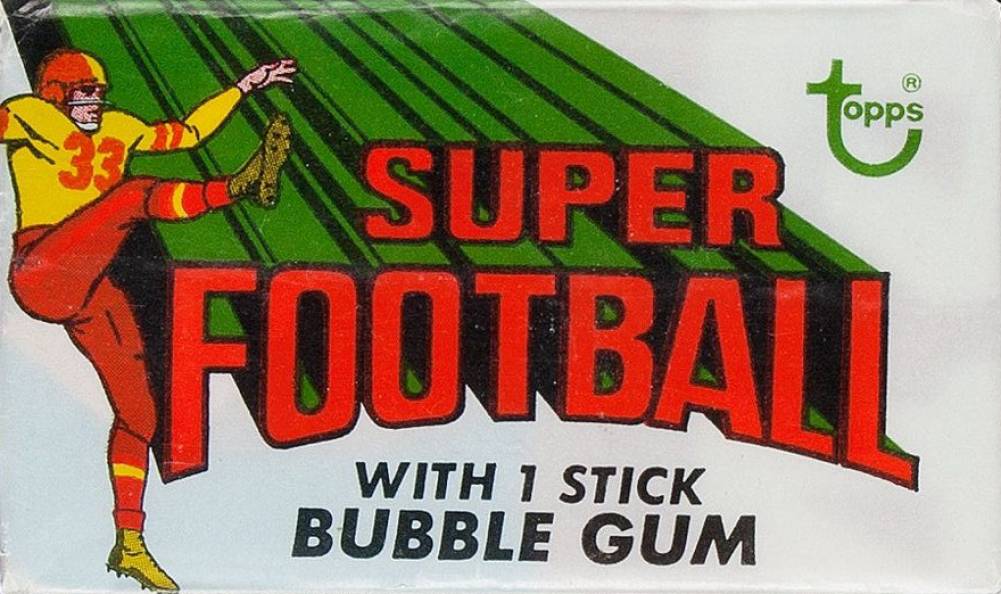1970 Topps Super Wax Pack #WP Football Card
