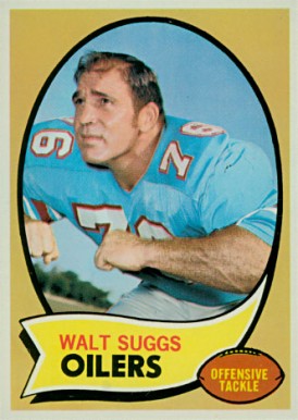 1970 Topps Walt Suggs #204 Football Card