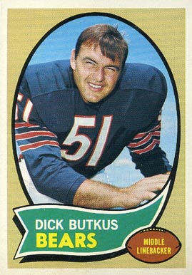 1970 Topps Dick Butkus #190 Football Card