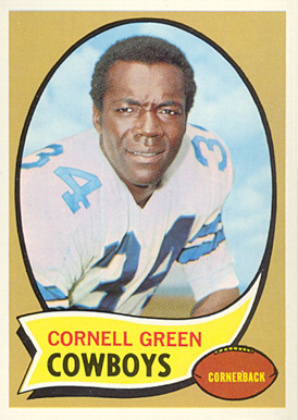 1970 Topps Cornell Green #164 Football Card