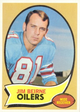 1970 Topps Jim Beirne #19 Football Card