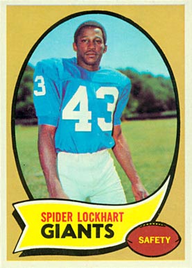 1970 Topps Spider Lockhart #17 Football Card