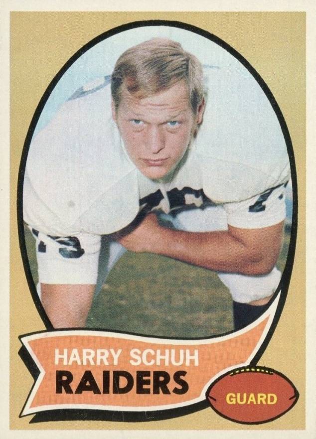 1970 Topps Harry Schuh #224 Football Card