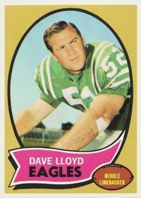 1970 Topps Dave Lloyd #21 Football Card