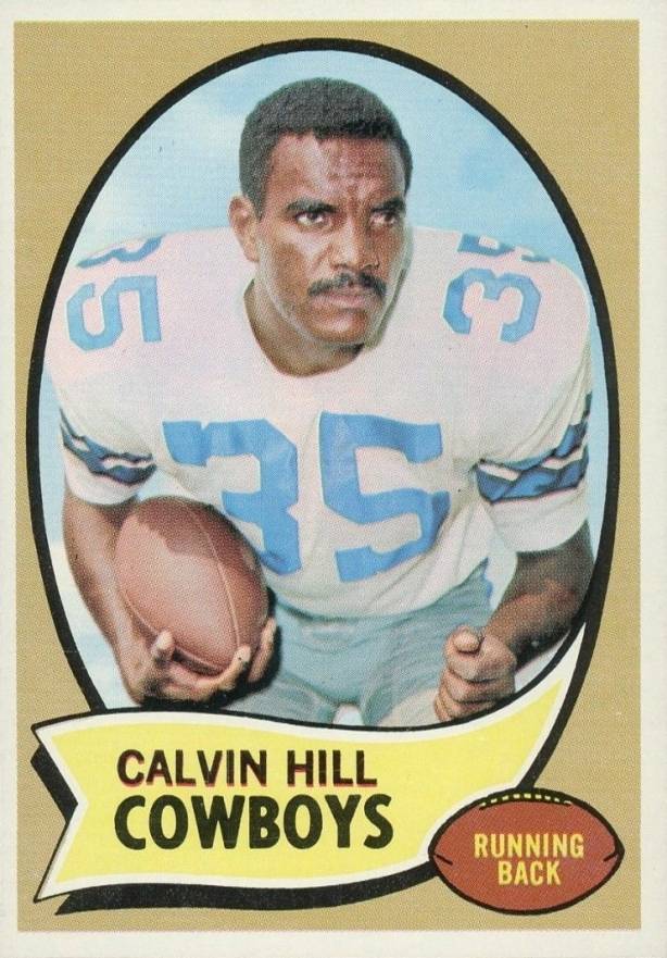 1970 Topps Calvin Hill #260b Football Card
