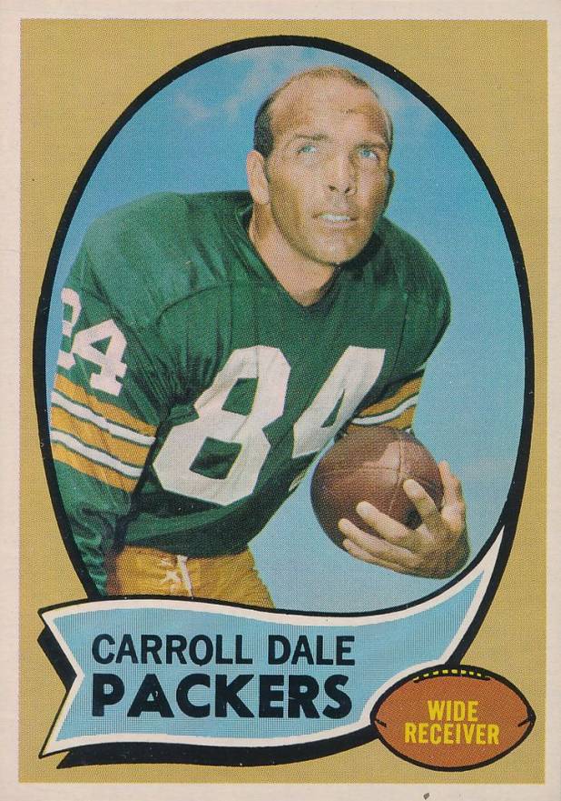1970 Topps Carroll Dale #232 Football Card