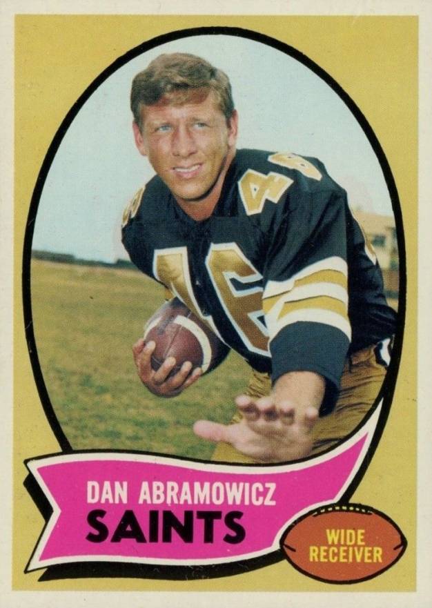 1970 Topps Dan Abramowicz #215 Football Card