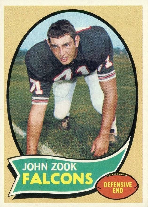 1970 Topps John Zook #209 Football Card
