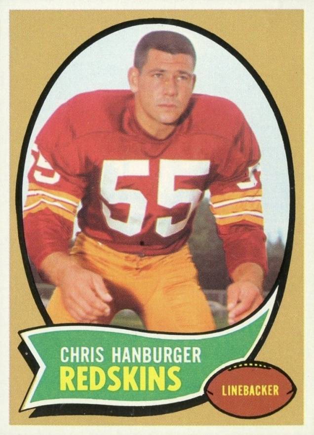 1970 Topps Chris Hanburger #93 Football Card