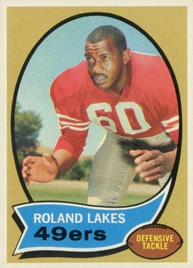 1970 Topps Roland Lakes #27 Football Card